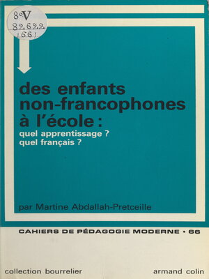 cover image of Des enfants non-francophones à l'école